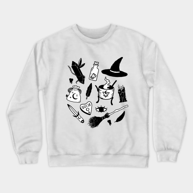 The Art of Witchcraft Crewneck Sweatshirt by LadyMorgan